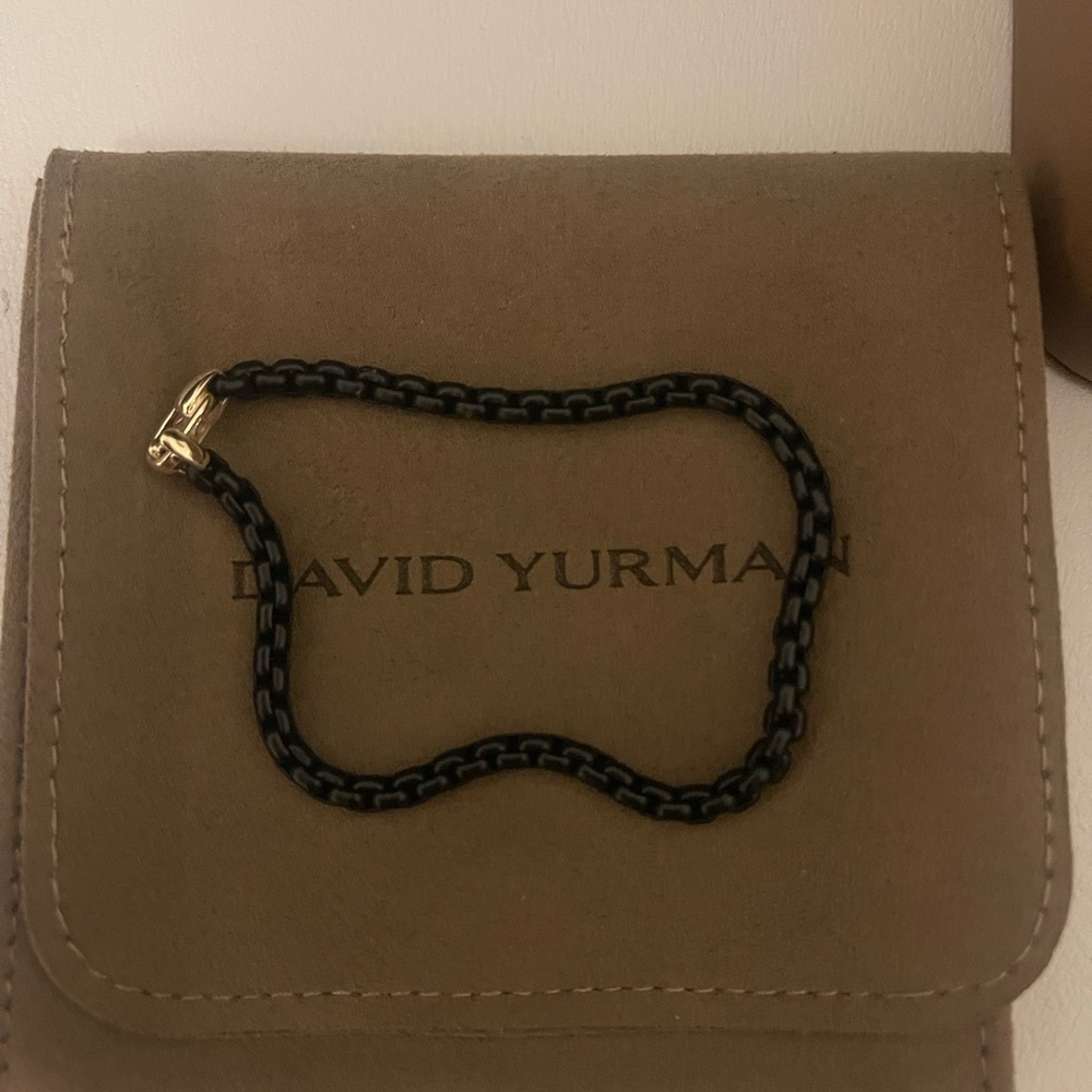 David Yurman DY Bel Aire Color Box Chain Bracelet